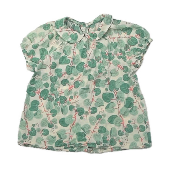 Marc & Janie Other - Marc & Janie Girls Green Leaves Blouse size: 7-8 Years